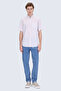 Beige Comfort Fit Button-Down Collar Short Sleeve Cotton Linen Blend Shirt - 2