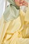 Twill Silk Scarf Mini Bouquet Mint Green - 4