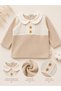 7-Piece Linen-Detail Newborn Boy Baby Hospital Release Set / 7-Piece 100% Cotton Premium Baby Boy Zibin Set - 6