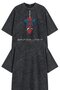 Unisex Oversize Spider Hanging from the Web Printed Washable T-Shirt