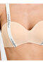 Beige Padded Non Wired Regular Bra - 6