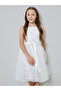 Girls Embellished Dress with Bow Tie - 2