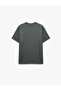Regular Fit Crew Neck Short Sleeve Basic T-Shirt - 2