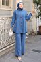 Meysa Oversize Denim Set Light Blue 19302 - 3