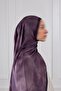 Antique Floral Patterned Soft Shawl Lavender - 4
