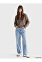 Brown V-Neck Oversize Women's Knitwear Sweater - 2