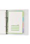 دفتر ملاحظات حلزوني مخطط A5 مقاس 21 × 15 سم - 2