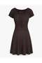 Boat Neck Midi Length Dress - 4