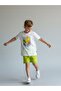 Boy's Landscape Printed Cotton Shorts Set - 4