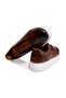 Brown Laceless Genuine Leather Men's Shoes - 3