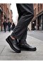 Thick Padded Sole Matte Shiny Boys' Classic Corded Circumcision Suit Shoes - 2