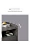 Bedside Table with 2 Drawers, Modern Nightstand for Bedroom | Simple Bedside Cabinet & Storage Side Table, End Table for Home (CT055) - 3