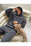 Unisex Women's and Men's Owners Club Printed Oversize 3 Thread Hooded Tracksuit Set