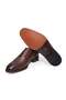 Brown Lace-Up Genuine Leather Men's Shoes - 3