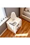 40*40*60cm Nightstand Bedside Table Side Table Wooden Sofa End Storage Cabinet with 2 Drawers for Living Room and Bedroom White - 7