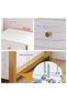 Bedside Table with 3 Drawers Side Table Small Nightstand Table with Drawer for Bedroom Sofa Couch Beside End Table for Living Room Household Storage Cabinet for Home Decor - 5