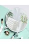 Deal Vintage Round Desktop Stand One Sided Dressing Aesthetic Makeup Vanity Table Mirror 40 x 44 Centimeter - 5