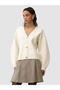 Women Missy Knit Cinched Waist Cardigan - 2