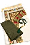 Lined Prayer Rug Set with Tulip Pattern – Crystal Prayer Beads and Special Gift Box with Bamboo Cover - 3