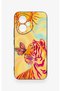 Honor 400 Compatible Tiger of the Sun Patterned Silicone Case - 2