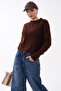 Women's Knitted Patterned Knitwear Knitted Sweater 265031 -