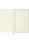 Textured Hard Cover Unlined Notebook L Size 13X21 cm Sage Green - 3
