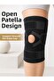 Open Patella Ligament Knee Brace with Side Support Flexible Adjustable Knee Support