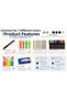 Back to School Stationery Set Ice Blue 0.7 Versatil Pen |   Highlighter Pen |   Unextinguishable |   Fineliner |   Movie Index |   Eraser - 2