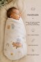 Washed 100% Cotton Muslin Baby Blanket Multi-Purpose Cover 120X120 cm - 4
