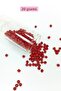 Bulk Glass Sand Beads Large Size (6/0) 4 mm - 20 Grams - Dark Red - Bnc074