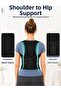 Premium Upright Posture Corset with Mesh Back and Lumbar Support, Adjustable Shoulder Support Corset