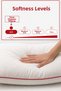 Carmine Series 100% Silicone Fiber Filling Pillow - Hotel Type 800 Gr 1 Piece - 2