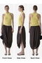 Top Detail: Cross Neckline, Halter Neckline, Knitted / Knitwear Tank Top - 2