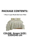 Nuvia 5 Layer Padded Muslin Double Bedspread 100% Cotton Jacquard Textured 220X240 cm - 8
