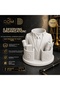 Lawyer Themed Desktop Organizer Pen Holder White – Law Office Decorative Pen Holder – Premium Design