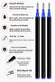 Pilot Pen Refill Ceramic Refill 3 Pieces Gel Pilot Roller Pen Refill Tip - 4