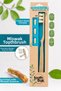 Toothbrush with Miswak - Natural and Organic Toothbrush with Removable Heads, 3 Replacement Heads as a Gift