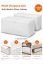 Quilt Storage Bag Blanket Storage Bag King Size Zippered Clothing Storage Bag 100X50X50 cm Set of 2 - 2