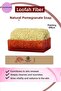 7 Pack Natural Pumpkin Fiber Pomegranate Soap 130 Gr