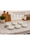 6-Piece Porcelain Presentation Bowl, Snack Bowl, Breakfast Bowl, Sauce Bowl, Sugar Bowl 10 cm