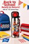 Siply Patterned Stainless Steel School Water Bottle 600ml