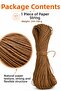 Paper Thread 250-300 Gr Straw Color Bag Hat Supla Basket Hand Knitting Thread - 2