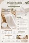 Muslin Coverlet and Muslin Blanket 3-Piece Set - 3