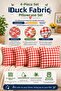 Set of 4 Colorful Gingham Cushion Covers 43X43 cm – Liquid-Proof and Stain-Resistant Fabric - 2