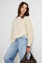 Stone Soft Textured Sleeve Functional Special Quality Knitwear Sweater Twoaw27Kz00084 - 10