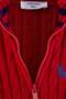 Red Boy's Stand Collar Zippered Embroidered Knitwear Sweater Tkdaw27Kz00033 - 7