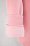 Pink Girls' Plain Crew Neck Thick/Fleece Lined Knitted Sweatshirt Tkdaw27Sw00039 - 6