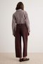 Bordo Vintage Yıkama Normal Bel Barrel Jeans TWOAW27JE00048 - 4