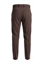 Kahverengi Pamuklu Chino Cepli Likralı Straight Boru Paça Örme Erkek Pantolon TMNAW27PL00010 - 6