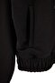 Siyah Kalın İçi Polarlı Oversize Dik Yaka Çin Düğmeli Fermuarlı Örme Hırka/Sweatshirt TWOAW27SW00023 - 6